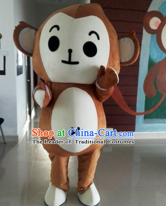 Free Design Professional Custom Made Mascot Costume Mascot Outfits Customized Monkey Mascots Costumes