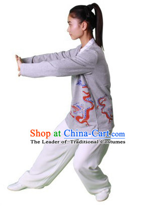 Chinese Traditional Kung Fu Practice and Competition Costume Wing Chun Apparel Taiji Tai Chi Uniform for Adults Children Women Girls