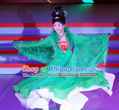 Ancient Chinese Empress Dresses Costumes and Hair Jewelry Complete Set for Women Girls Adults KIds