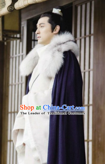 Chinese Traditional Wise Men Long Cape Mantle