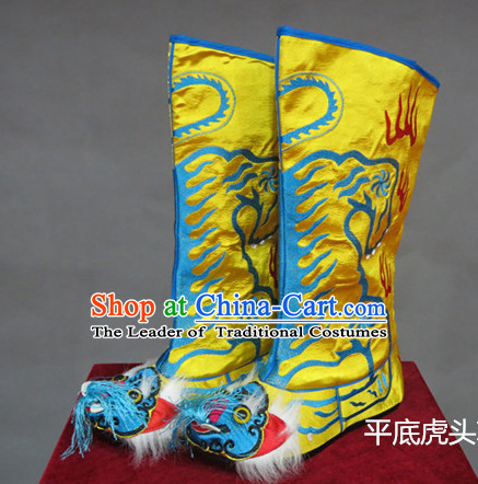 Chinese Traditional Bian Lian Mask Change Tiger Head Boots