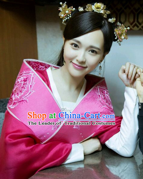 Ancient Chinese Traditional Style Princess Hair Jewelry Headpieces Set