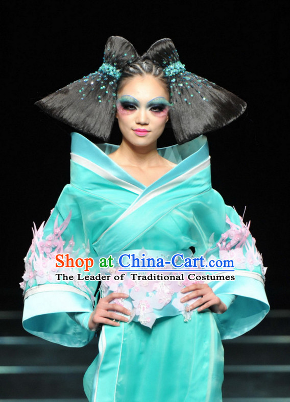 Asian Chinese Fashion Custom Tailored Custom Make Made to Order Chinese Style Fantasy Custom Made Professional Stage Performance Wig