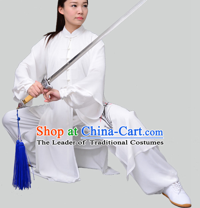Top Chinese Traditional Competition Championship Tai Chi Taiji Teacher Suits Uniforms