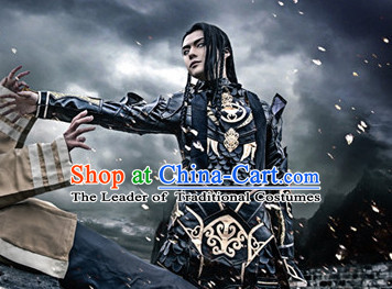 Chinese Costume Superhero Armor Cosplay Costumes China Traditional Armors Complete Set for Men