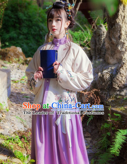 Chinese Traditional Oriental Dress Hanfu Clothing Asian Dresses Fashion Cheongsam Dress China Clothing