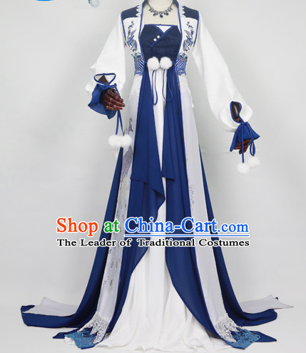 Traditional Chinese Imperial Court Dress Asian Clothing National Hanfu Costume Han China Style Costumes Robe Attire Ancient Dynasty Dresses Complete Set for Women