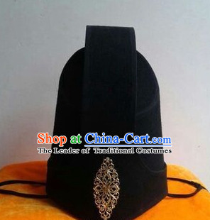 Handmade Chinese Ancient Style Official Court Hat Asian Headwear for Men