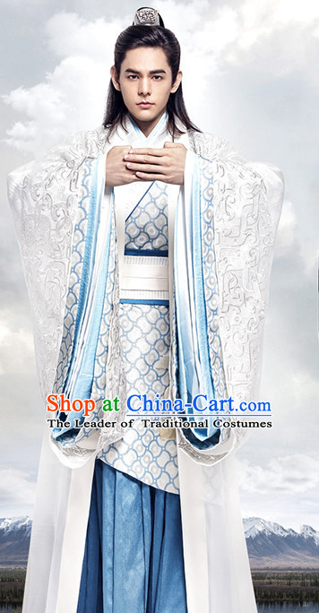 Supreme Chinese Nobleman Prince Garment Clothing Complete Set for Men