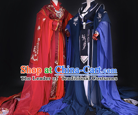 Ancient Chinese Queen Clothing Traditional Chinese Princess Clothes Dresses Tangzhuang Empress Wedding Han Fu Complete Set for Women