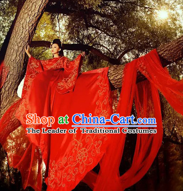Chinese TV Drama Costume Ancient Theatrical Costumes Historical Clothing and Hair Jewelry Complete Set for Women
