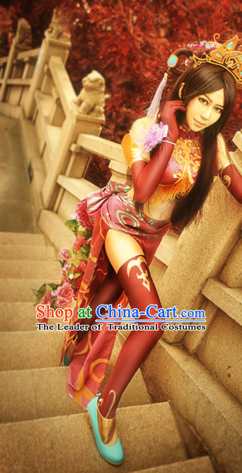 Special Ancient Chinese Official Traditional Opera Princess Costume Dresses Complete Set