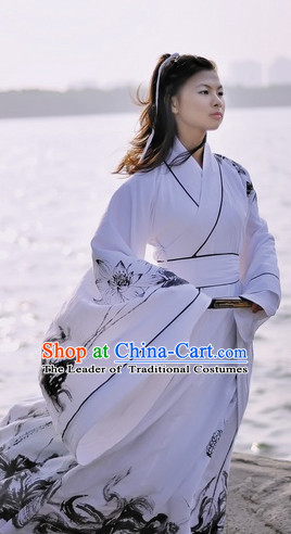 Ancient Chinese Women Dresses Traditional Royal Stage Hanfu Classical Dress Costumes Clothing Complete Set