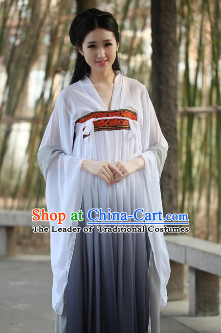 Ancient Chinese Women Dresses Black Hanfu Girls China Classical Clothing Histroical Dress Traditional National Costume Complete Set