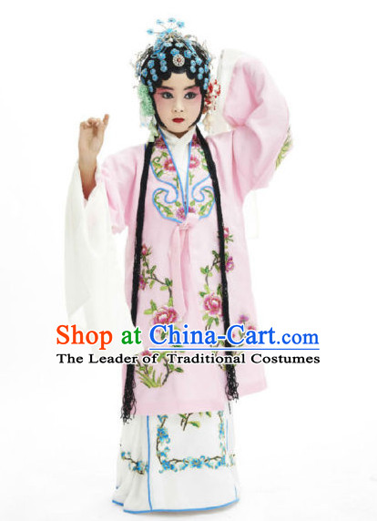 Ancient Chinese Children Opera Costumes Peking Opera Official Costume Historical Dress Traditional National Costume Complete Set