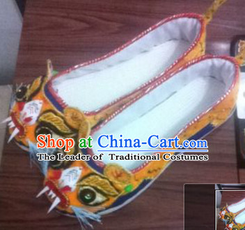Chinese Tiger Shoes Wedding Shoes Kung Fu boots Wushu Shoes Mens Shoes Opera Shoes Hanfu Shoes Embroidered Shoes Monk Shoes