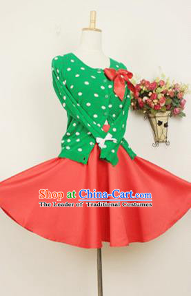 Traditional Classic Elegant Women Costume Half Skirt, Restoring Ancient Princess Christmas Short Skirt for Women