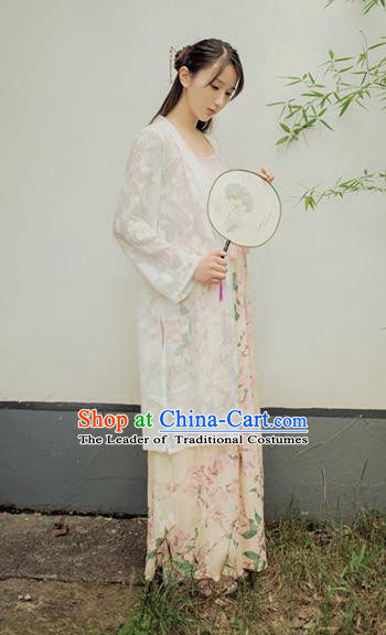 Traditional Classic Chinese Elegant Women Costume Han Dynasty Ruqun Dress, Chinese Hanfu Restoring Ancient Princess Plum Bust Skirt for Women