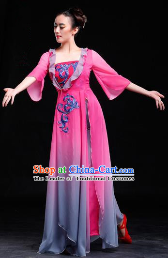 Traditional Chinese Yangge Fan Dancing Costume