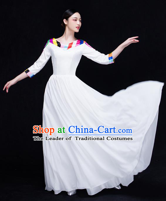 Traditional Chinese Yangge Fan Dancing Costume