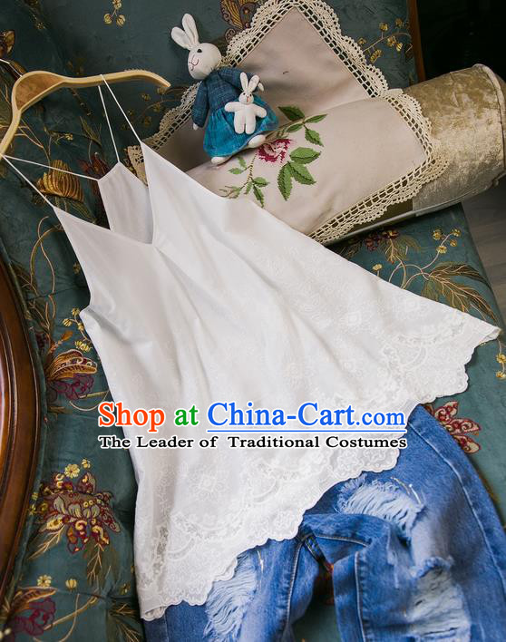 Traditional Classic Women Costumes, Traditional Classic Cotton Sun-Top Female Camisole