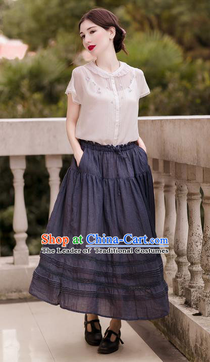 Traditional Classic Women Clothing, Traditional Classic Goffer Elegant Short Dress Restoring Garment Skirt Bust Skirt