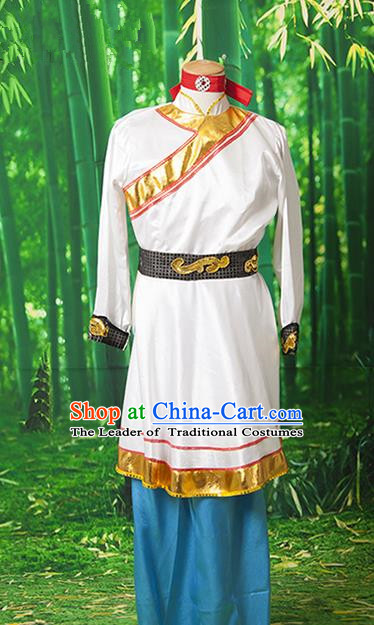 Traditional Chinese Miao Nationality Dancing Costume Folk Dance Ethnic Dance Costume for Men
