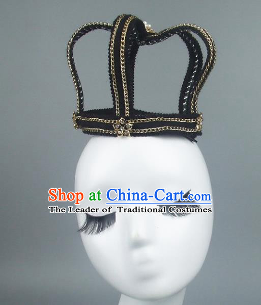 Top Performance Catwalks Headwear Halloween Cosplay Hair Accessories Mask headpiece