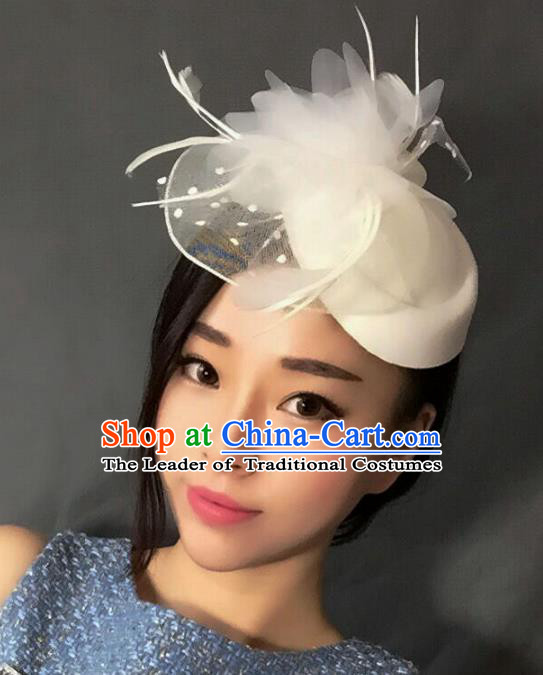Top Performance Catwalks Headwear Halloween Cosplay Hair Accessories Mask headpiece