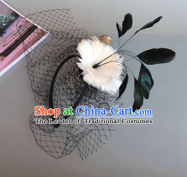 Top Performance Catwalks Headwear Halloween Cosplay Hair Accessories Mask headpiece