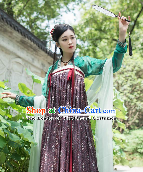 Ancient Chinese Costume Chinese Style Wedding Dress Tang Dynasty hanfu princess Clothing
