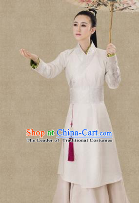 Traditional Ancient Chinese Swordswoman Costume, Chinese Ming Dynasty Young Lady Embroidered Clothing for Women