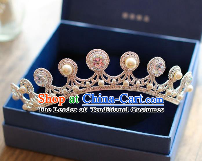 Chinese Hair Jewelry Accessories Xiuhe Suit Hairpins Headwear Headdress Hair Crown for Women