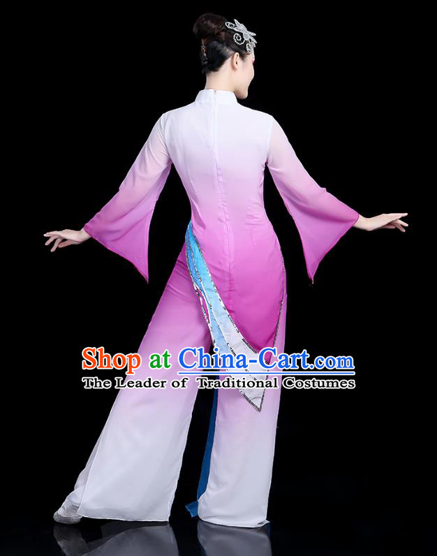 Traditional Chinese Yangge Fan Dancing Costume Classical Dance Modern Dance Dress Clothing