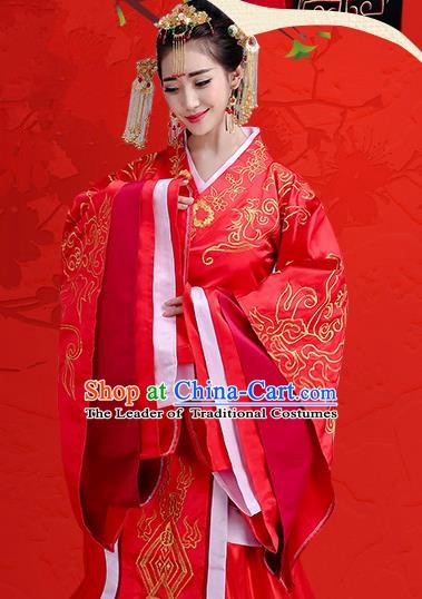 Ancient Chinese Costume Chinese Style Wedding Dress Tang Dynasty hanfu princess Clothing