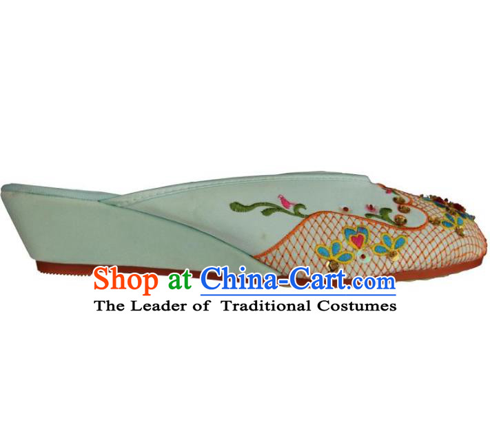 Chinese Ancient Peking Opera Embroidered Shoes Traditional Chinese Beijing Opera Props princess shoes