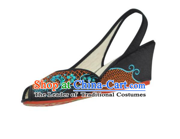 Chinese Ancient Peking Opera Embroidered Shoes Traditional Chinese Beijing Opera Props princess shoes