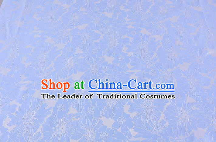 Chinese Traditional Flower Silk Fabric Brocade Embroidered Fabric Dress Material