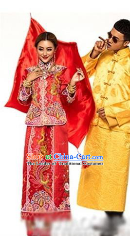 Ancient Chinese Costume Chinese Style Wedding Dress Tang Dynasty Clothing