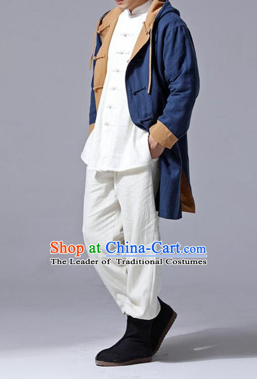Top Chinese National Tang Suits Frock Costume Martial Arts Kung Fu Training Uniform Kung fu Unlined Upper Garment Chinese Male Zen Suit Gongfu Shaolin Wushu Clothing for Men