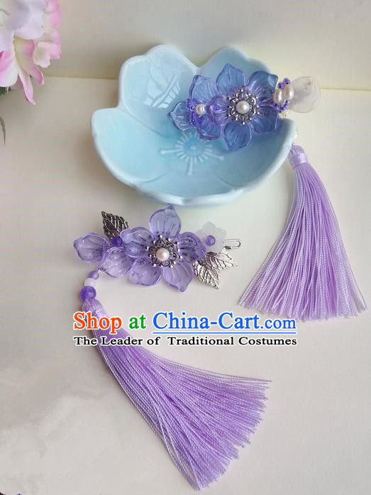 Chinese Ancient Style Hair Jewelry Accessories Hairpins Headwear Headdress Hair Fascinators for Women