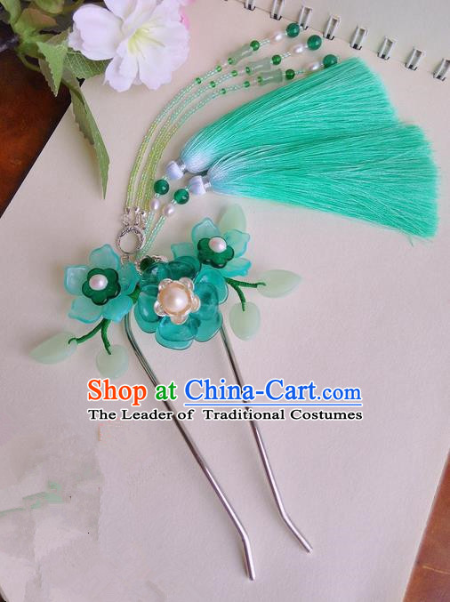 Chinese Ancient Style Hair Jewelry Accessories Hairpins Headwear Headdress Hair Fascinators for Women