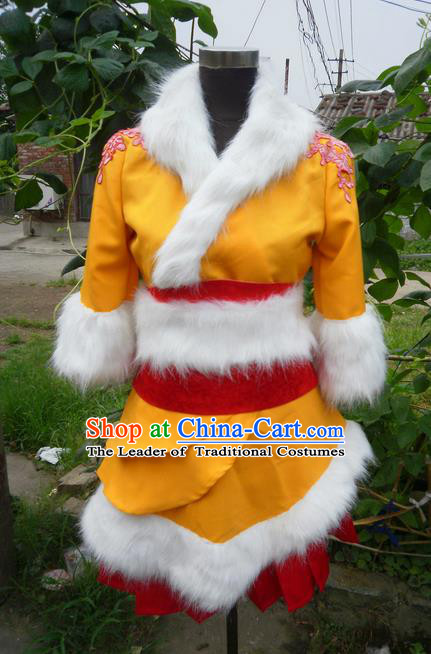 Traditional Ancient Chinese Classical Cartoon Character Uniform Cosplay Game Role Qin Dynasty Winter Costume Complete Set for Women