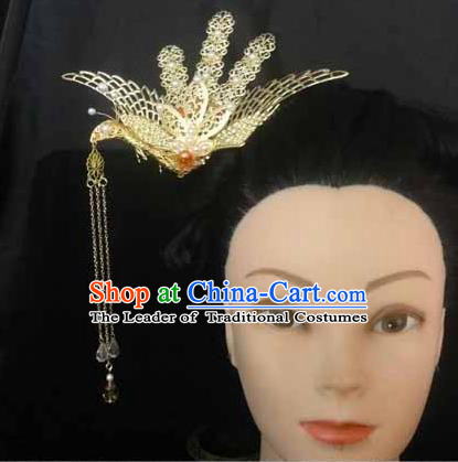 Chinese Ancient Style Hair Jewelry Accessories Hairpins Headwear Headdress Hair Fascinators for Women