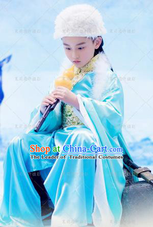 Traditional Ancient Chinese Imperial Boys Costume, Chinese Han Dynasty Children Dress, Cosplay Chinese Prince Clothing Hanfu for Kids
