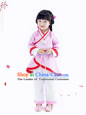 Traditional Chinese Hanfu Costume, Children Han Dynasty Girl Dress, Chinese Han Dynasty Costume for Kids