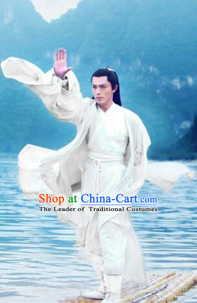 Traditional Chinese Ancient Costumes Ancient Chinese Cosplay Swordsman Knight Martial Arts Costume for Men