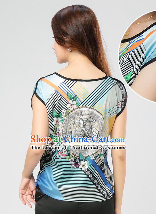 Traditional Ancient Chinese Young Women Cheongsam Dress Republic of China Tangsuit Stand Collar Blouse Dress Tang Suit Clothing for Women