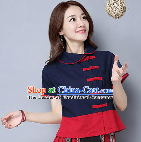 Traditional Ancient Chinese Young Women Cheongsam Dress Republic of China Tangsuit Stand Collar Blouse Dress Tang Suit Clothing for Women