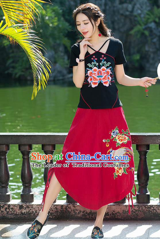 Traditional Ancient Chinese Young Women Cheongsam Dress Republic of China Tangsuit Stand Collar Blouse Dress Tang Suit Clothing for Women